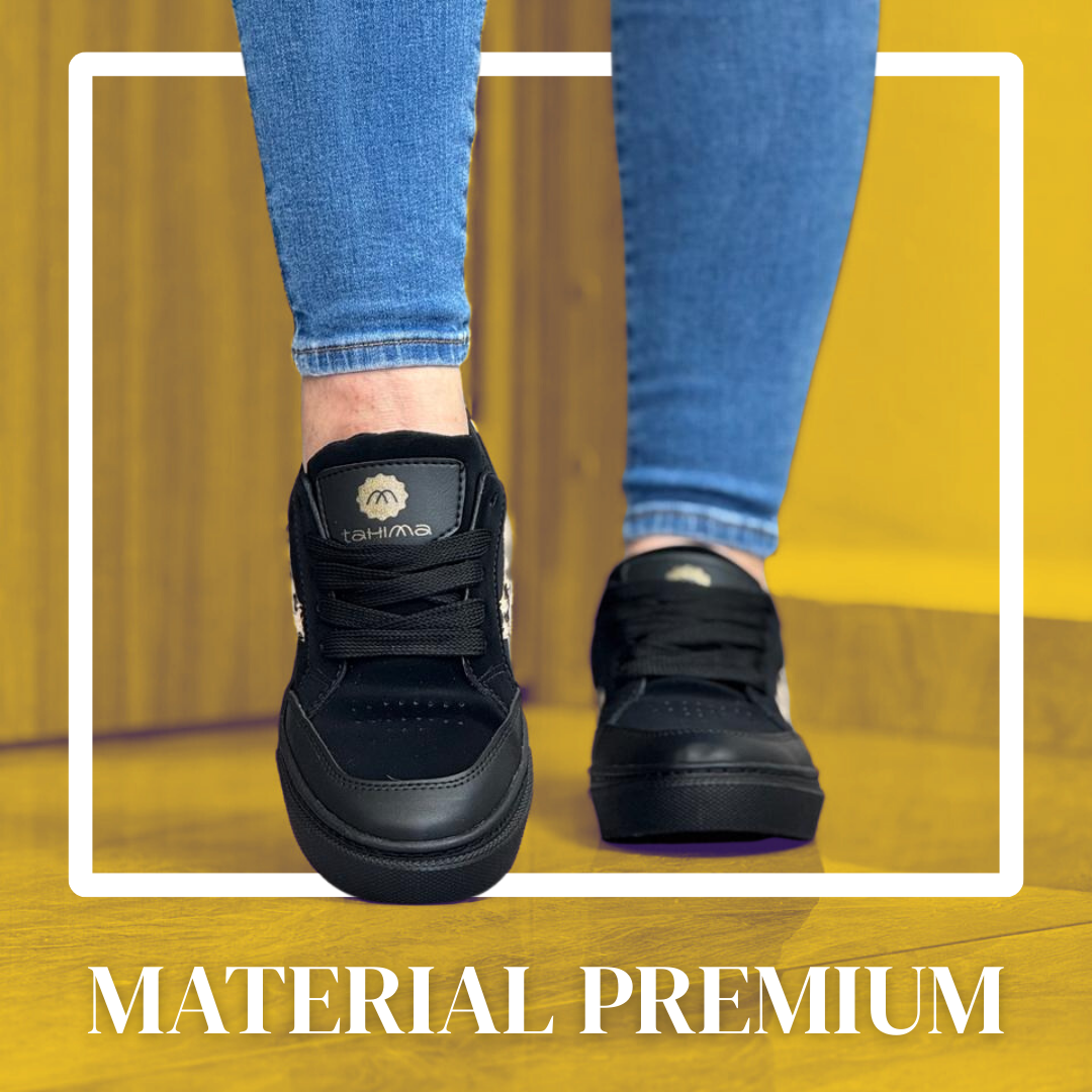 CASUAL DAMA PRINT NEGRO